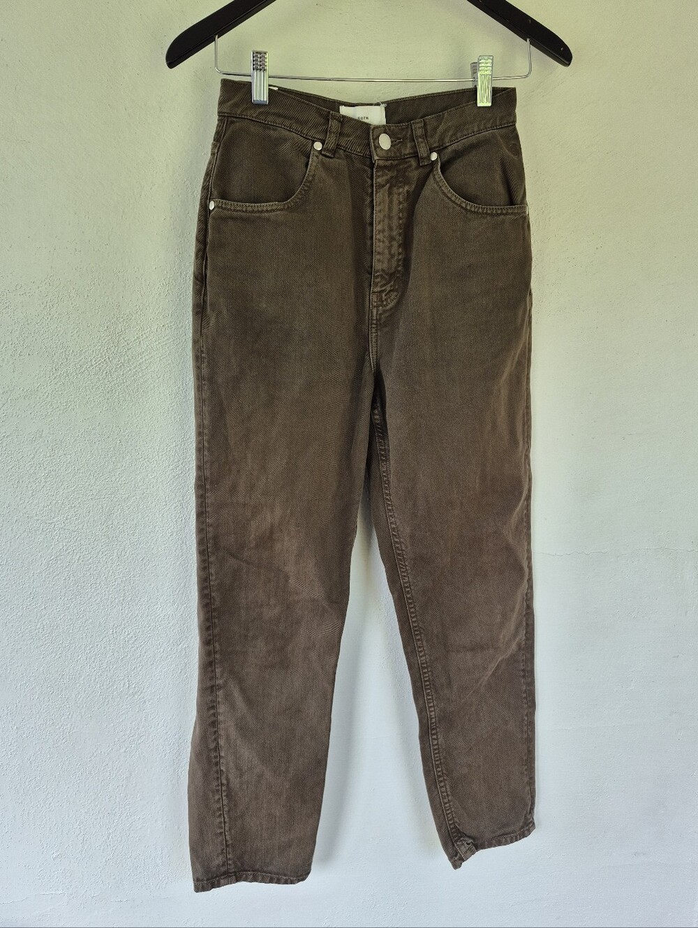 Kotn Olive Green Jeans 100% Cotton Size 2